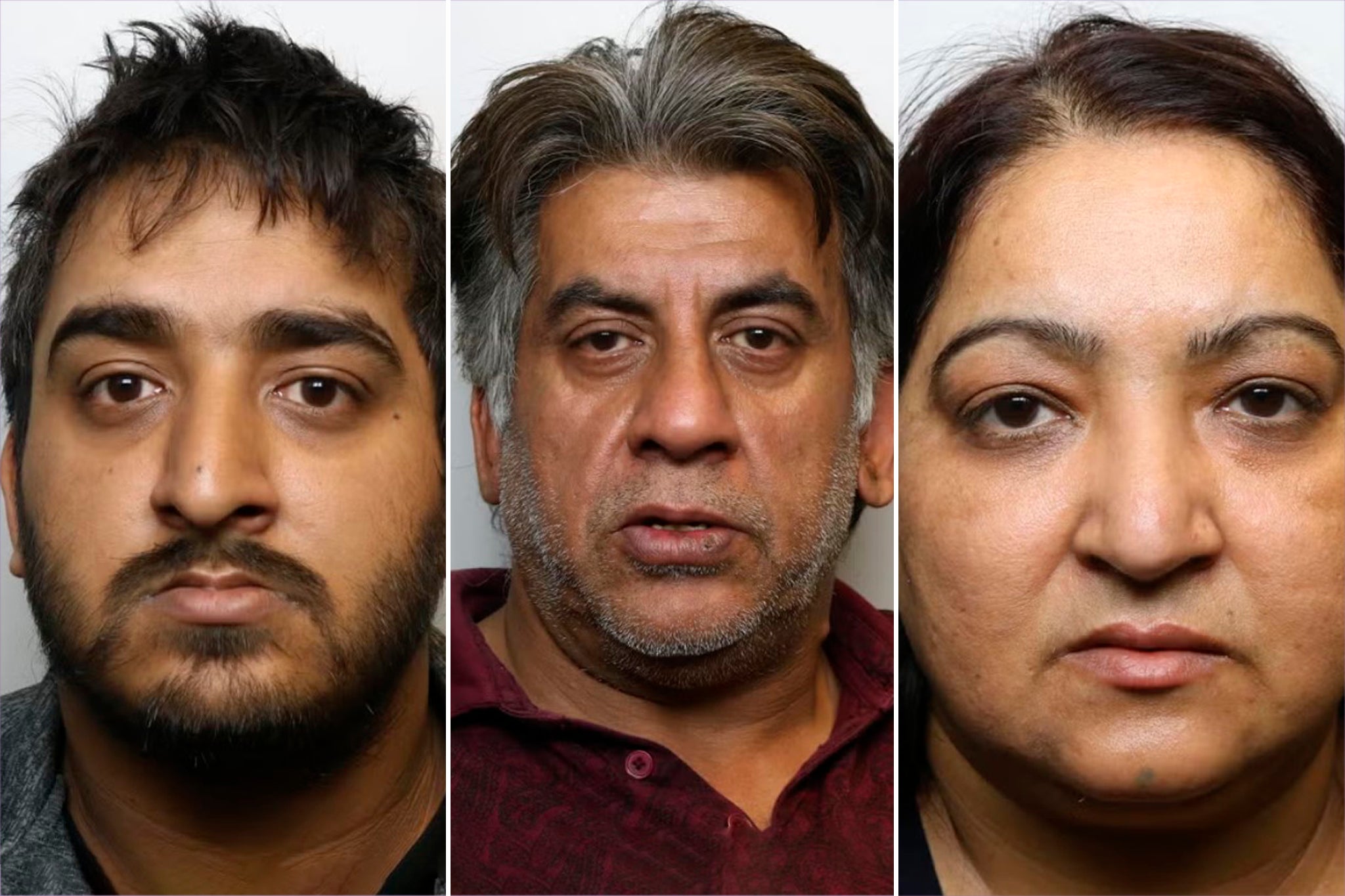 A family who left an arranged marriage bride in a vegetative state after she was forced to take pills and doused with a corrosive substance has been jailed
