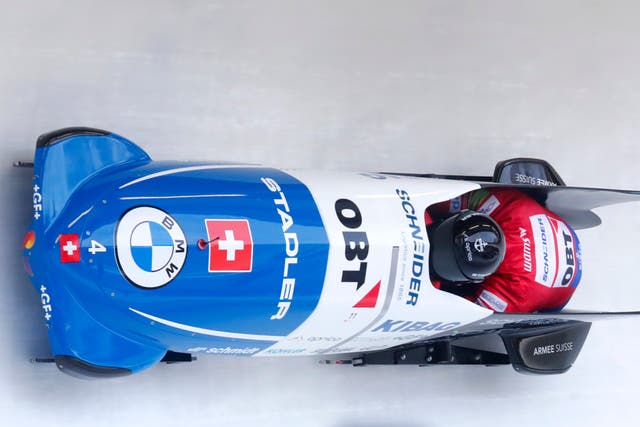 <p>Sandro Michel was run over by his own bobsleigh</p>
