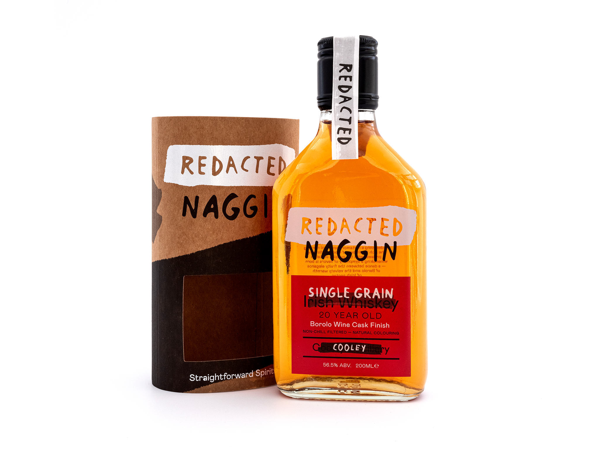best irish whiskey review 2024 indybest Naggin Redacted 20-year-old Irish whiskey barolo finish