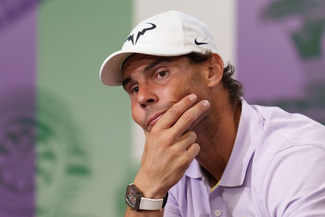 Rafael Nadal is hoping to return to action at Indian Wells in March (Joe Toth/AELTC/PA)