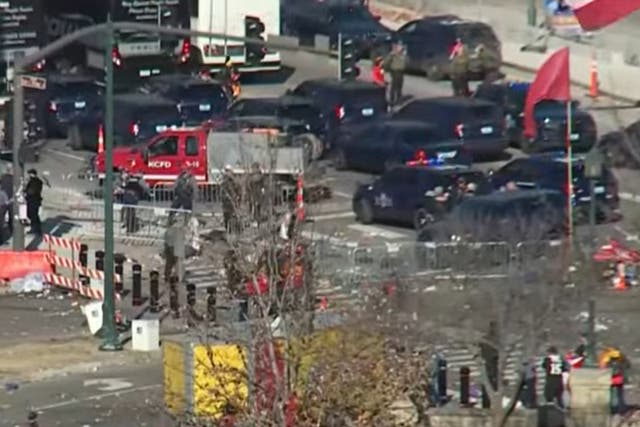 <p>At least eight people wounded in shooting at Kansas City Chiefs Super Bowl victory parade</p>