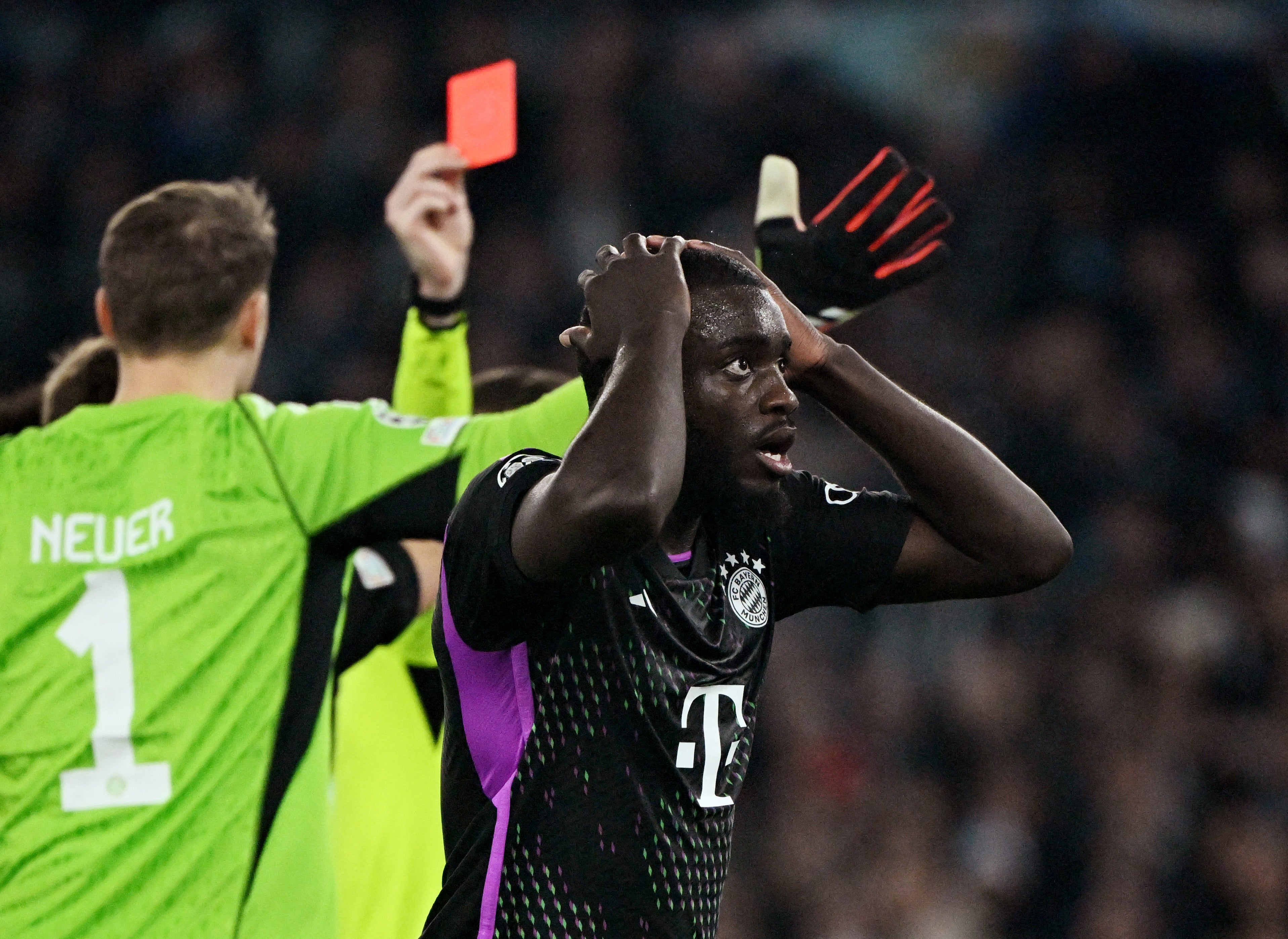 Dayot Upamecano was racially abused on social media after Bayern’s loss to Lazio