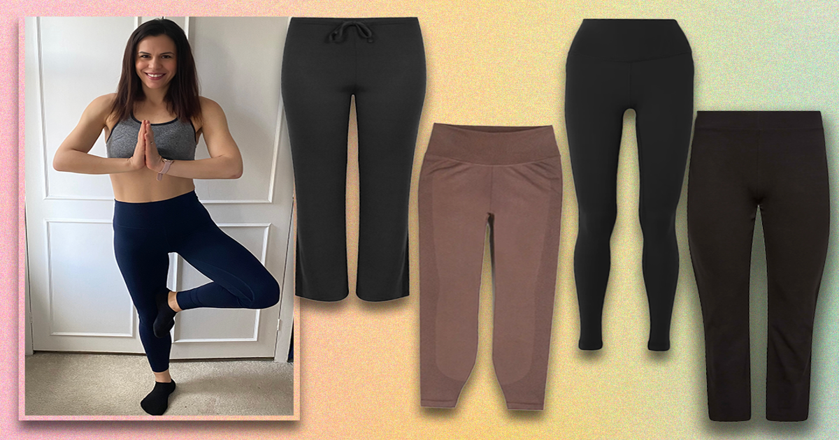 HDE Yoga Dress Pants for Women Straight Leg Pull On Pants with 8