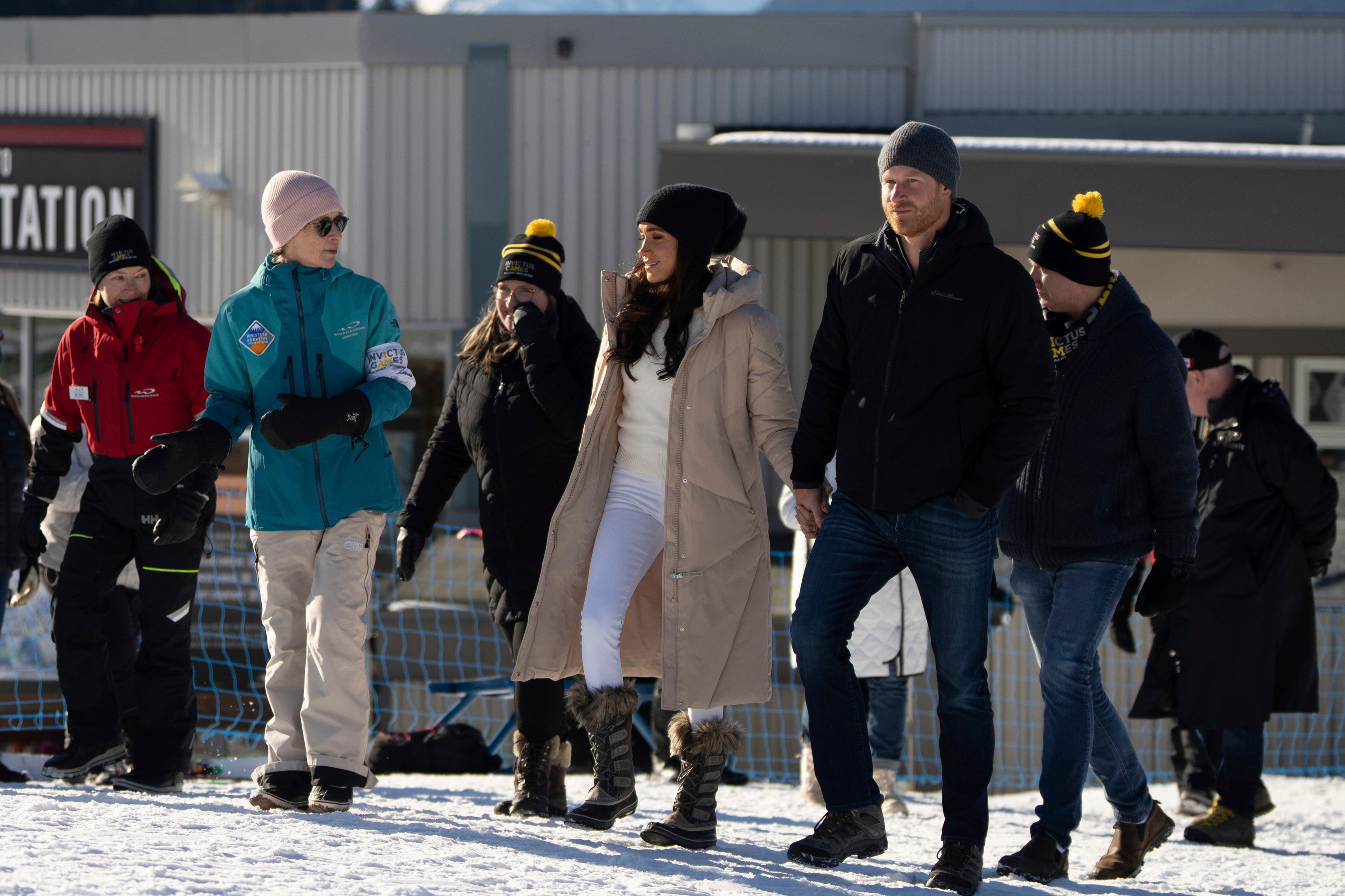 The Sussexes visited the training camp in Whistler to mark a year before the Invictus Games take place there