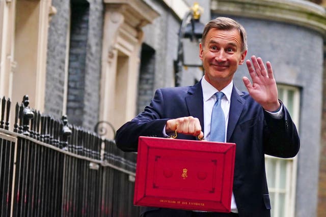 Chancellor Jeremy Hunt will deliver his next Budget on March 6 (PA)