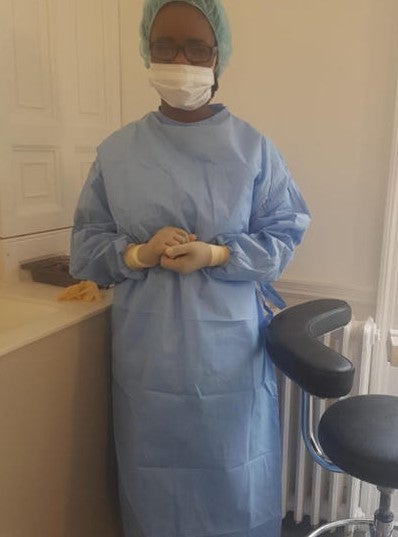 Regina became a dental nurse in 2017