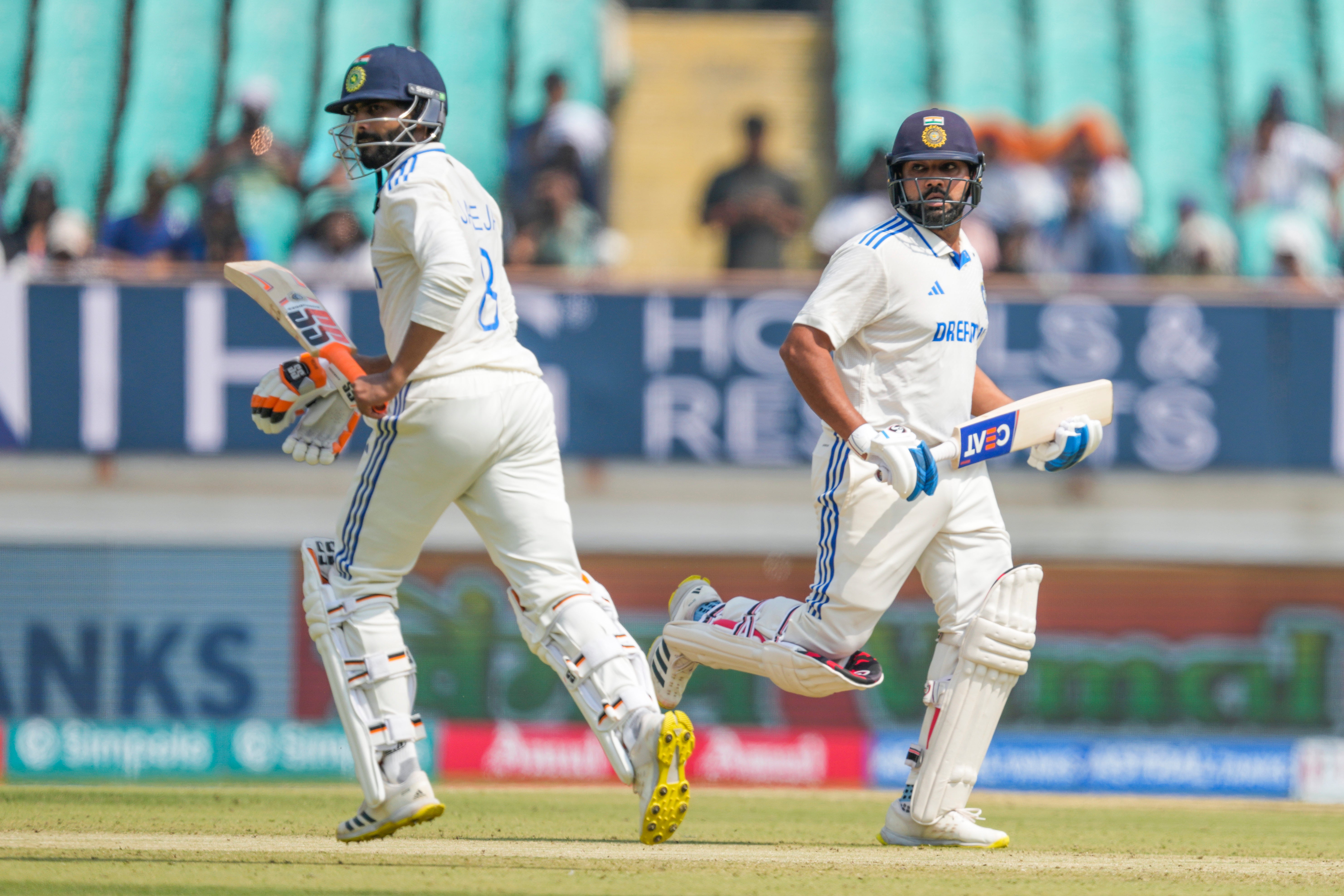 England got off to a promising start before Jadeja and Rohit dug in