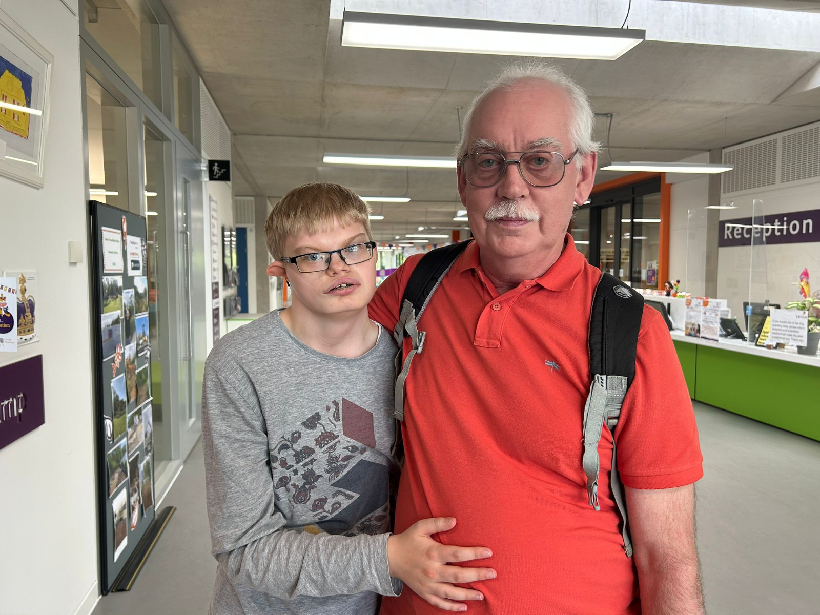 Keith Butler, 72, and his partner Helen, 64, are full-time carers for their adopted 22-year-old son Geordie
