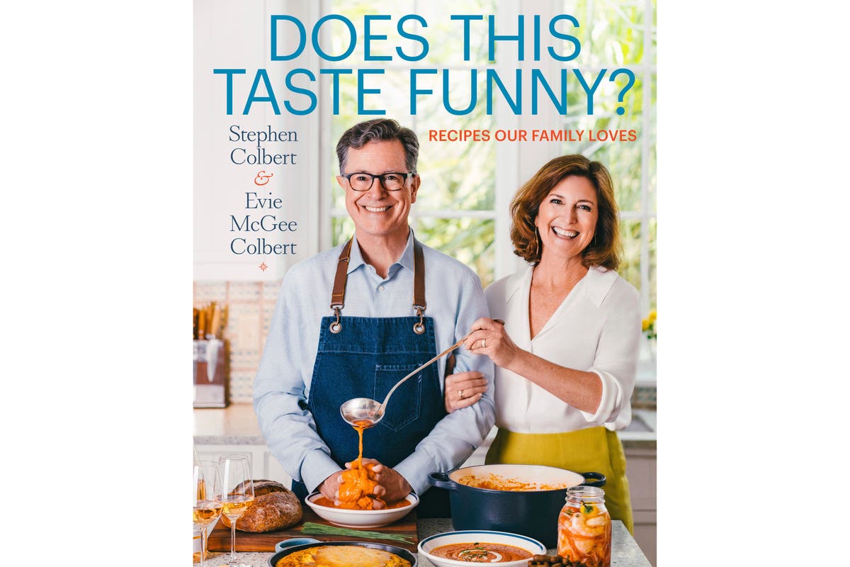 Stephen and Evie McGee Colbert collaborate on cookbook 'Does This Taste Funny"