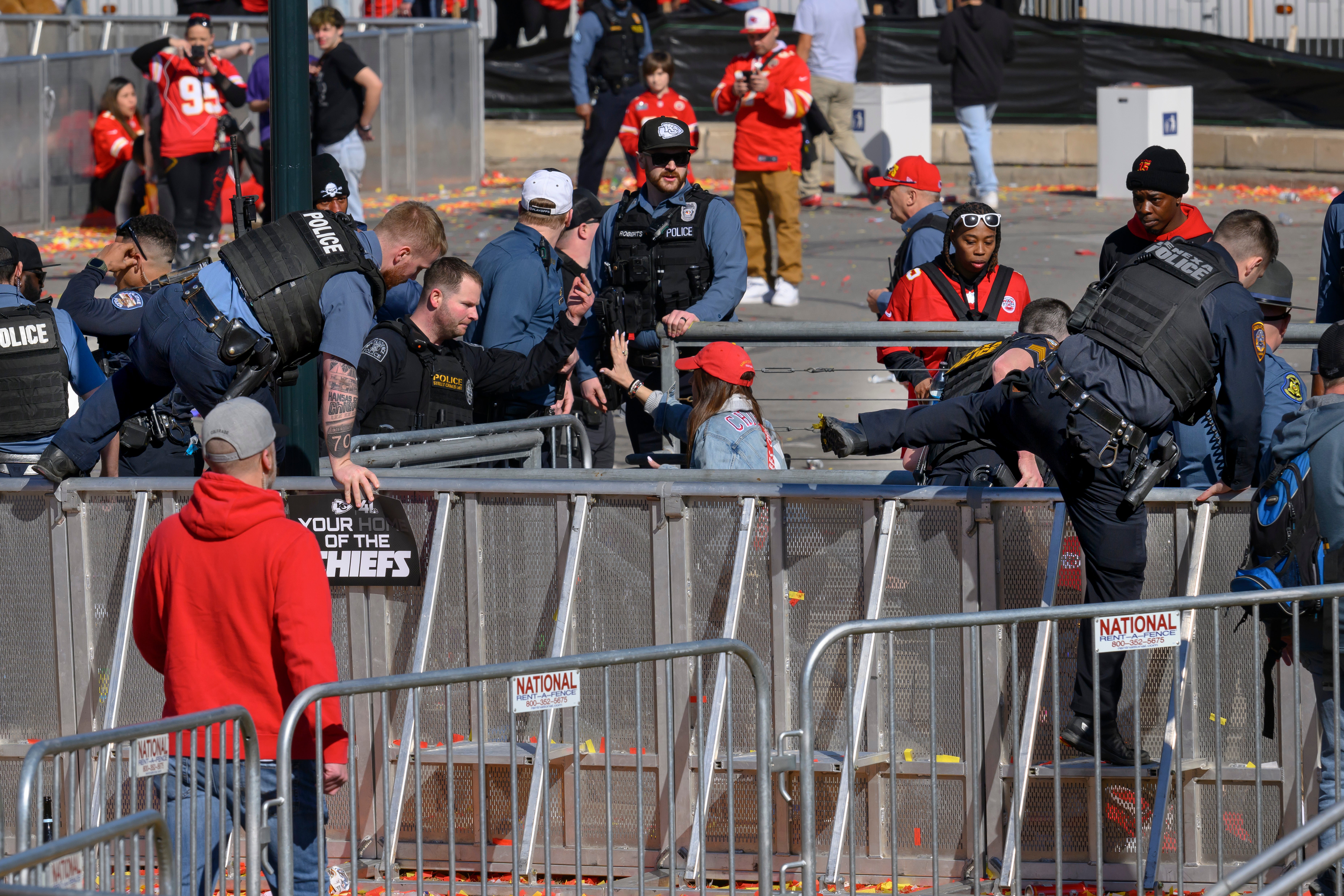 At least 22 people suffered gunshot wounds when shooters attacked the Kansas City Chiefs Super Bowl parade