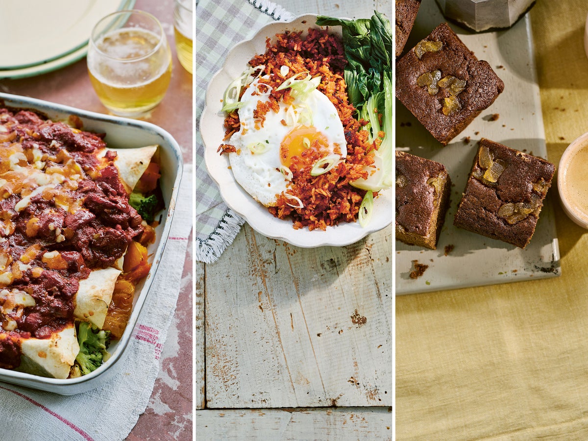 From roast dinner enchiladas to sticky ginger cake: Three recipes for your leftovers