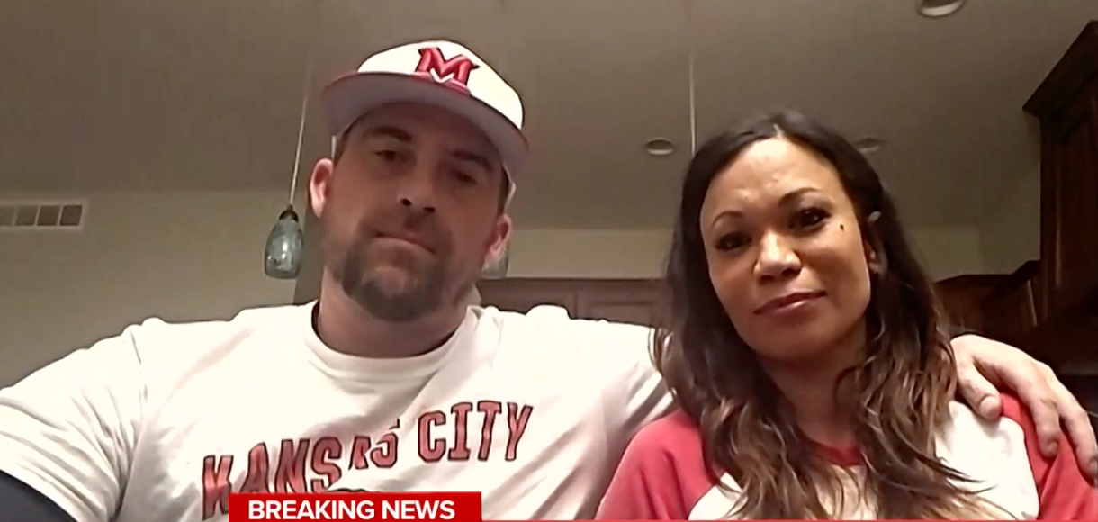 Kansas City Chiefs fans Trey and Casey Filter helped to prevent an even greater tragedy at Wednesday’s Super Bowl parade shooting