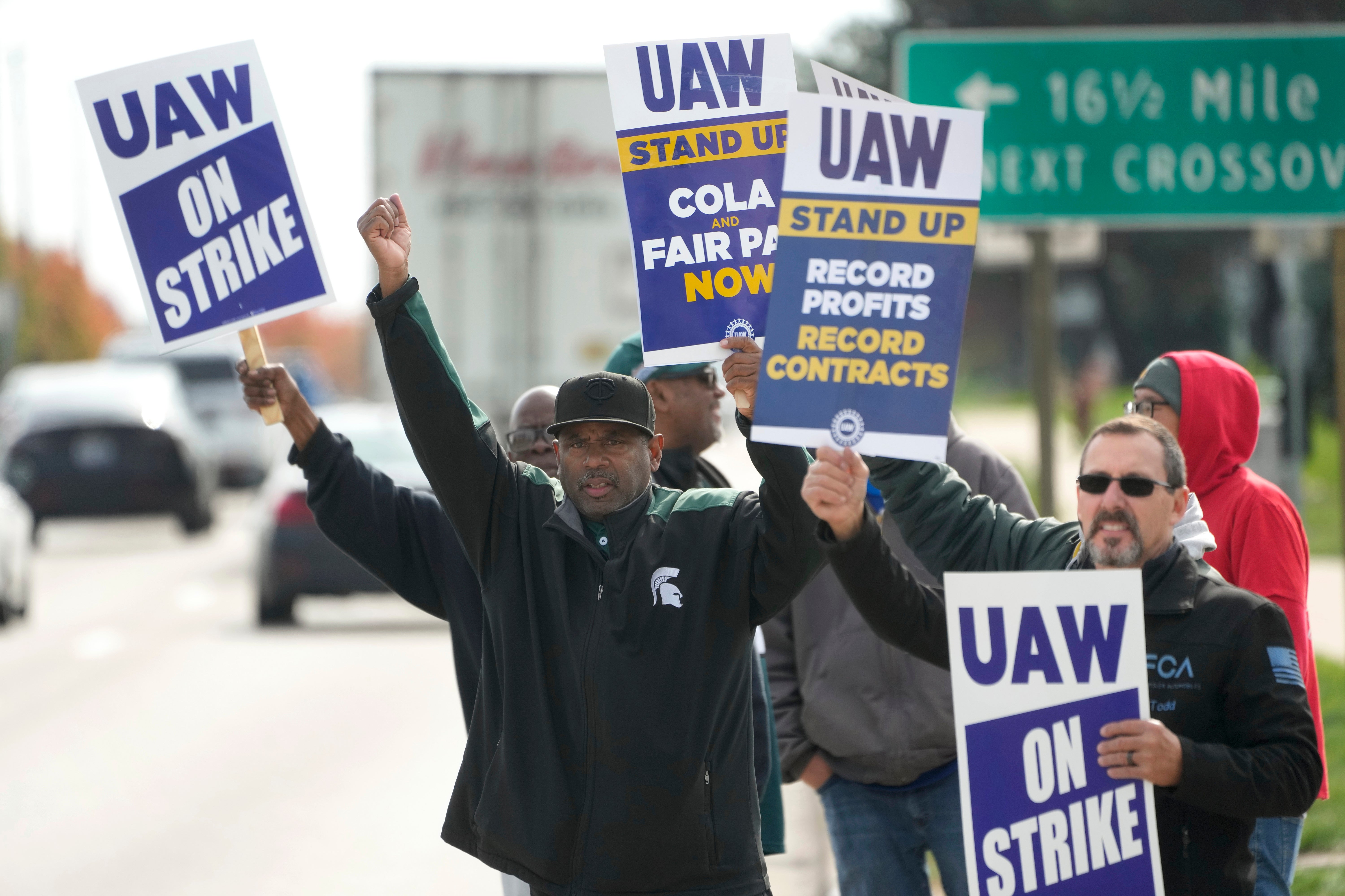 Striking Workers Rise