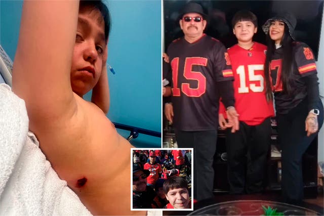 <p>Samuel Arellano, 10, was among the 22 shot in the Kansas City Chiefs parade tragedy that left one local radio DJ dead.</p>