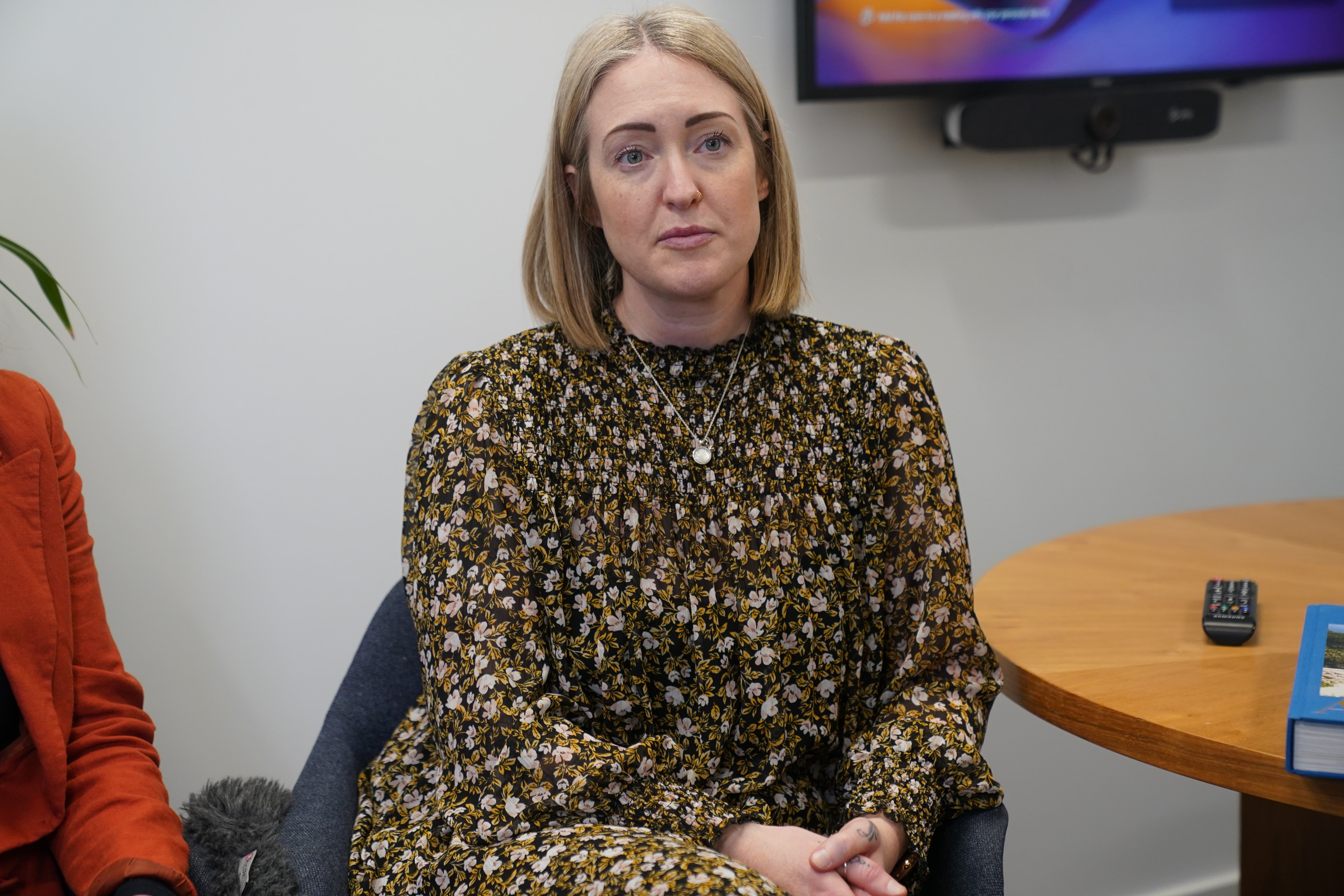 Esther Ghey has spoken to Labour leader Sir Keir Starmer and said she plans to meet Prime Minister Rishi Sunak ‘soon’ (Lucy North/PA)