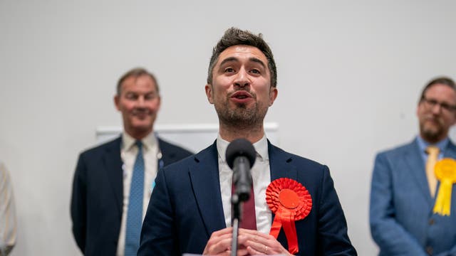<p>Watch moment Labour’s Damien Egan wins Kingswood by-election: ‘Tories sucked hope out of our country’.</p>