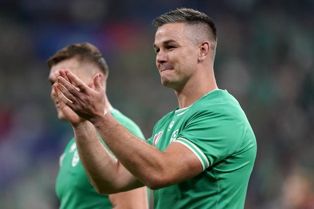 Former Ireland captain Johnny Sexton retired following the 2023 Rugby World Cup in France (Andrew Matthews/PA)