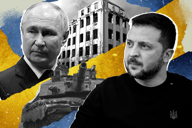 <p>A war that gripped the attention of the world has since become a gruelling battle of attrition between the forces of Putin and Zelensky </p>