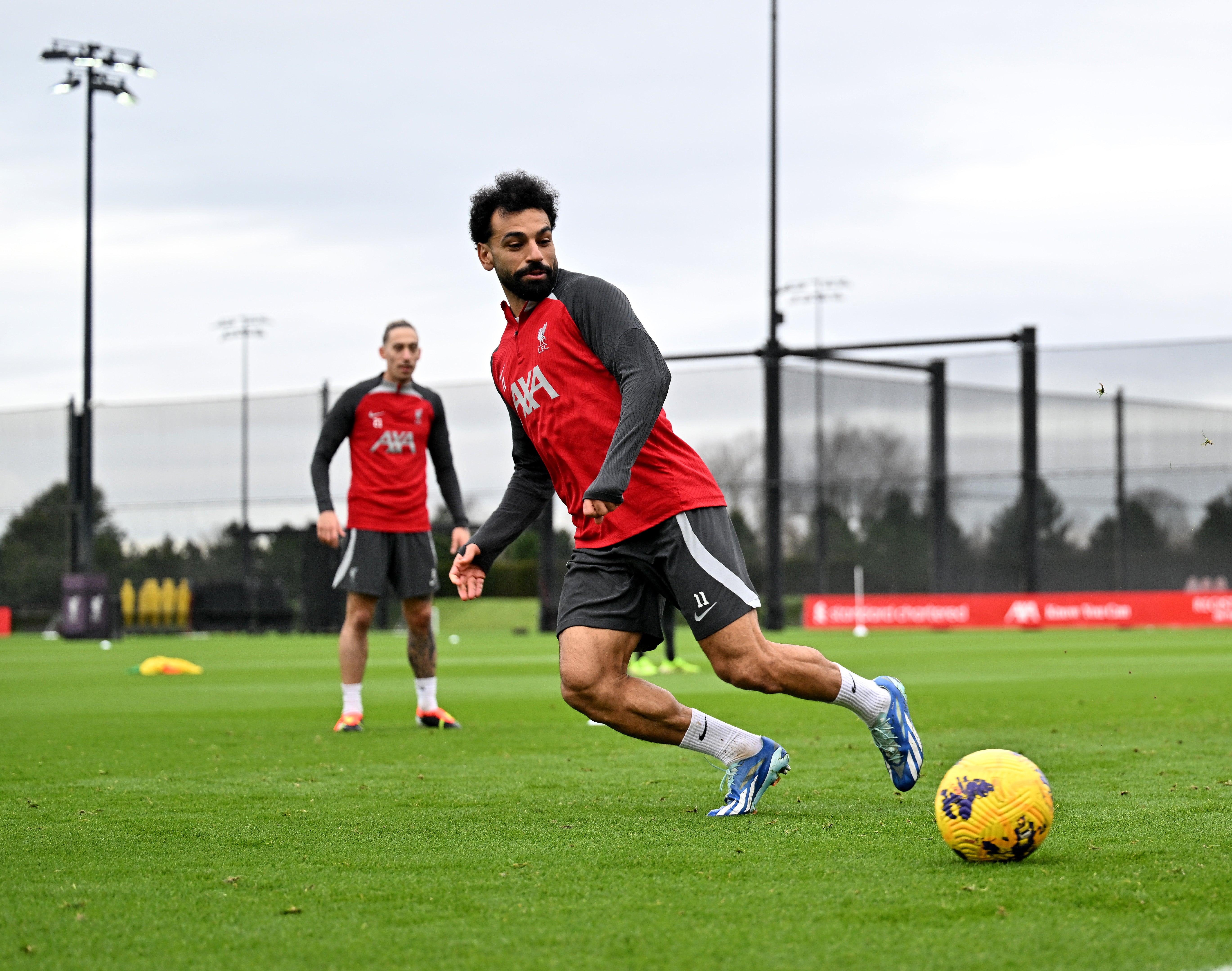 Mohamed Salah of Liverpool returned to training this week