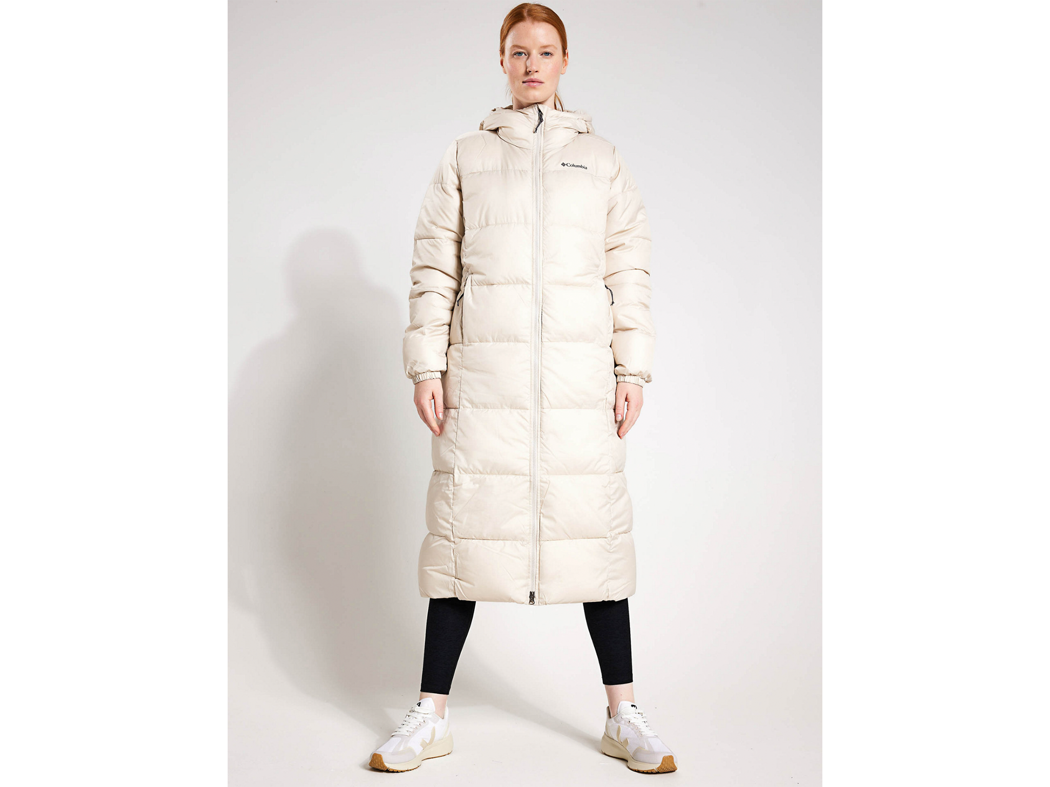 Warming Up - Beige Padded Longline Oversized Puffer Coat – DLSB
