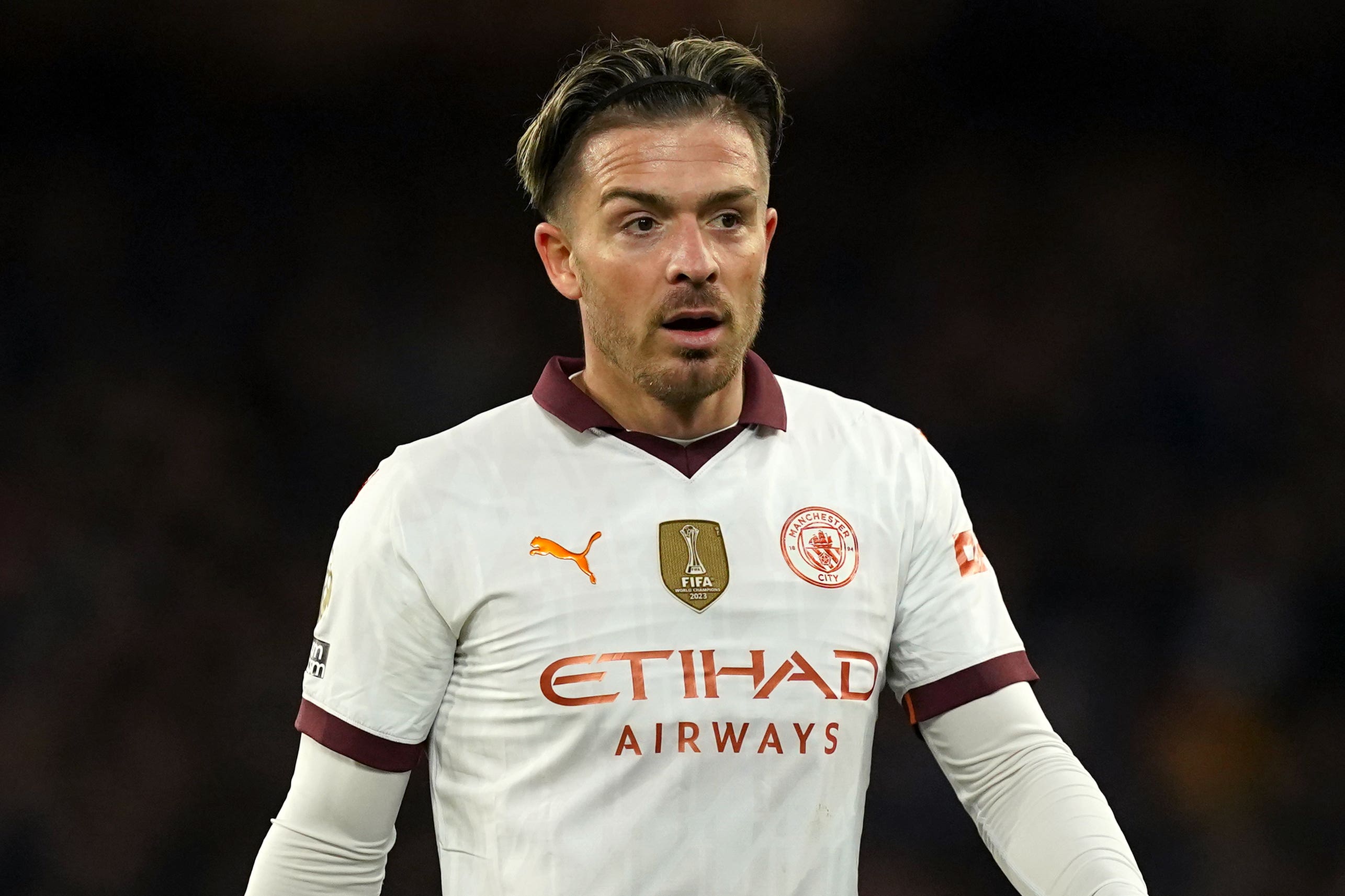 Jack Grealish will not be fit to face Manchester United (Martin Rickett/PA)