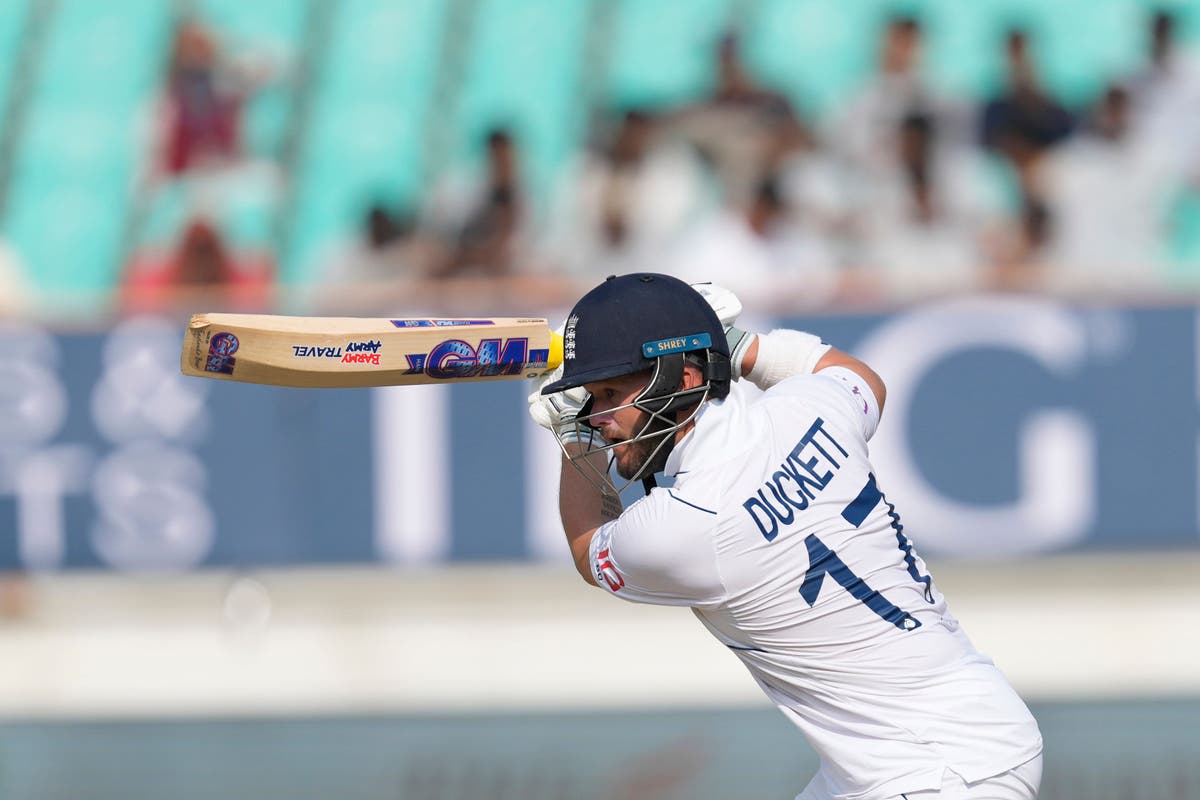 Mark Wood praises Ben Duckett’s ‘skilful innings’ as England fight back in India