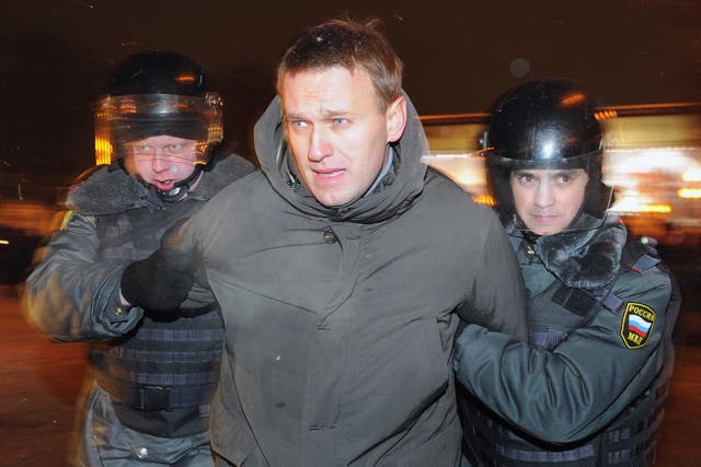 <p>Before his arrest, Navalny campaigned against official corruption, organized major anti-Kremlin protests and ran for public office</p>