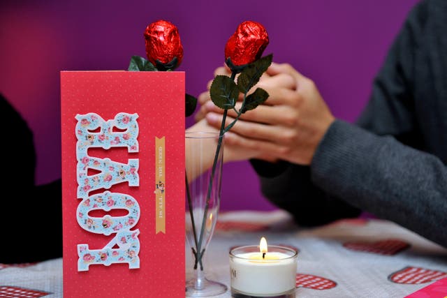 Shoppers showed the high street some love as they celebrated Valentine’s Day this week, despite the cost-of-living squeeze, according to data from Barclays (Nick Ansell/PA)