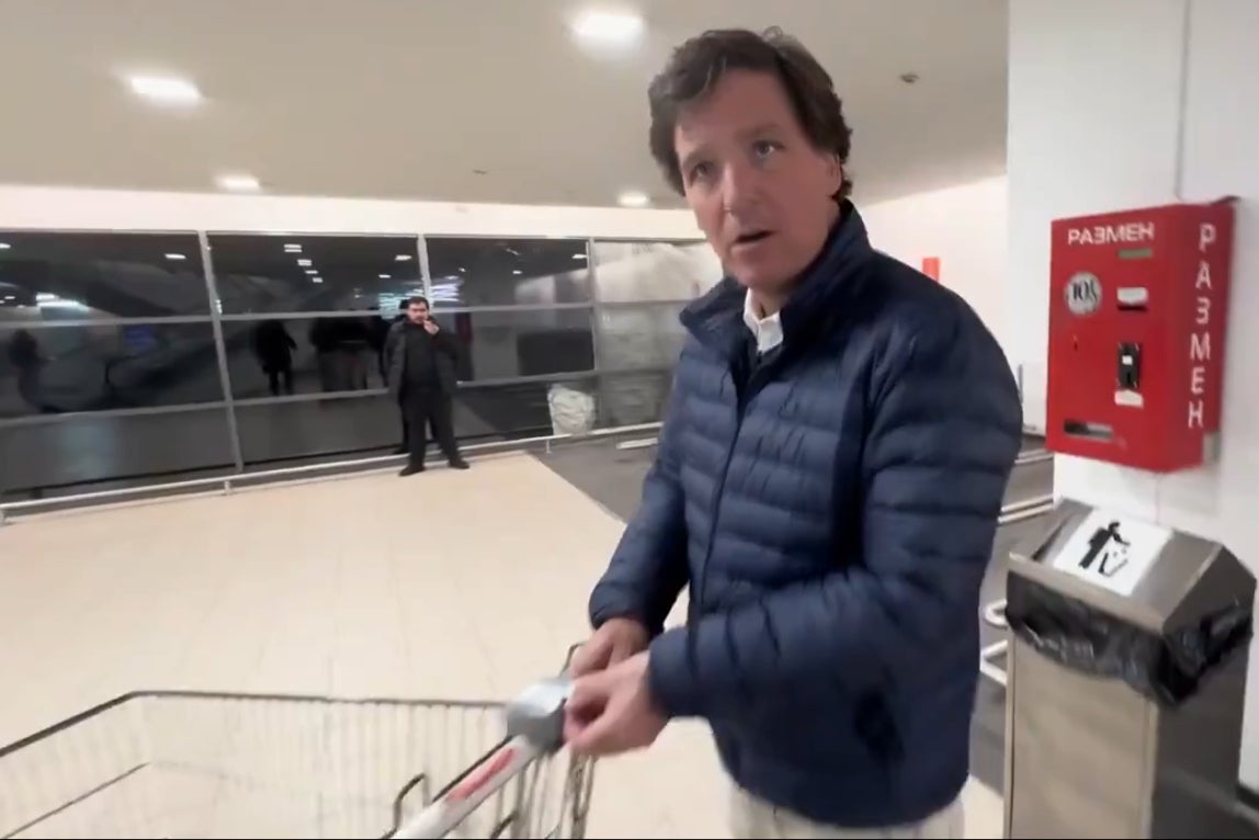 Tucker Carlson is outstanded by using change to unlock carts in Russia