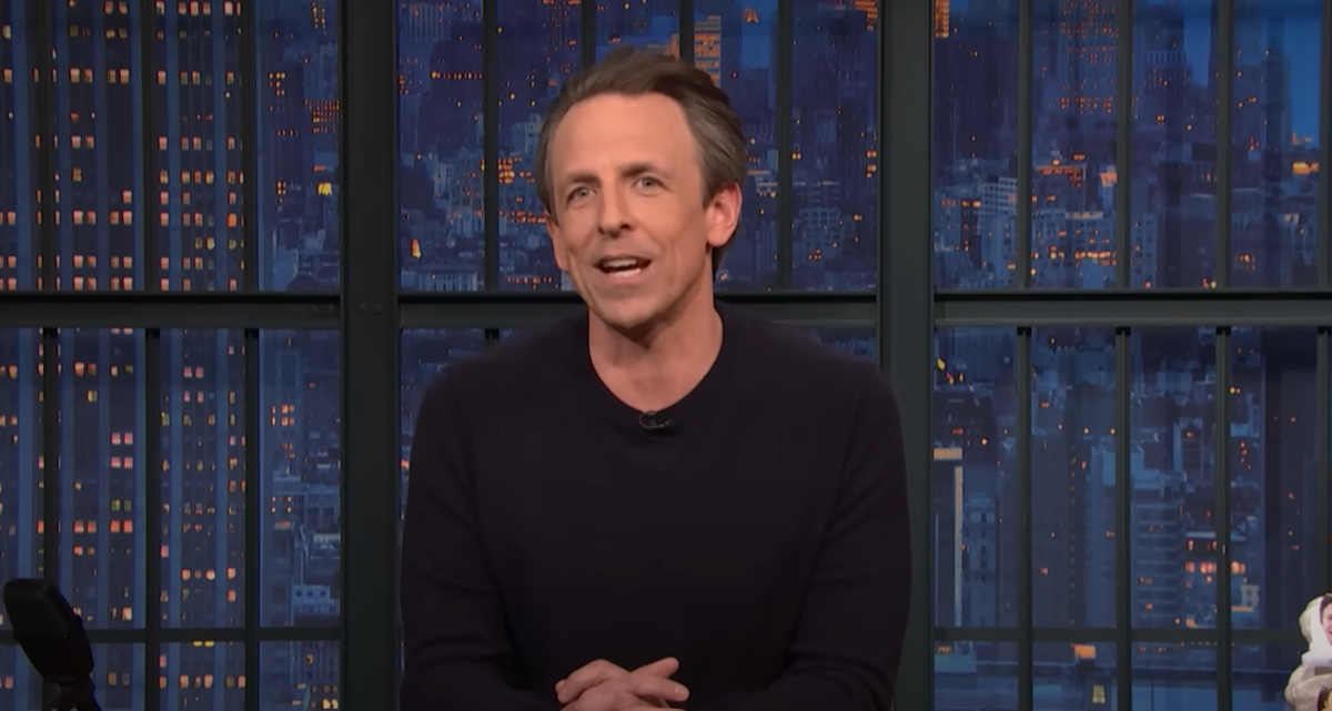 Seth Meyers fears Trump’s rally speeches could be interrupted by ankle bracelet going off