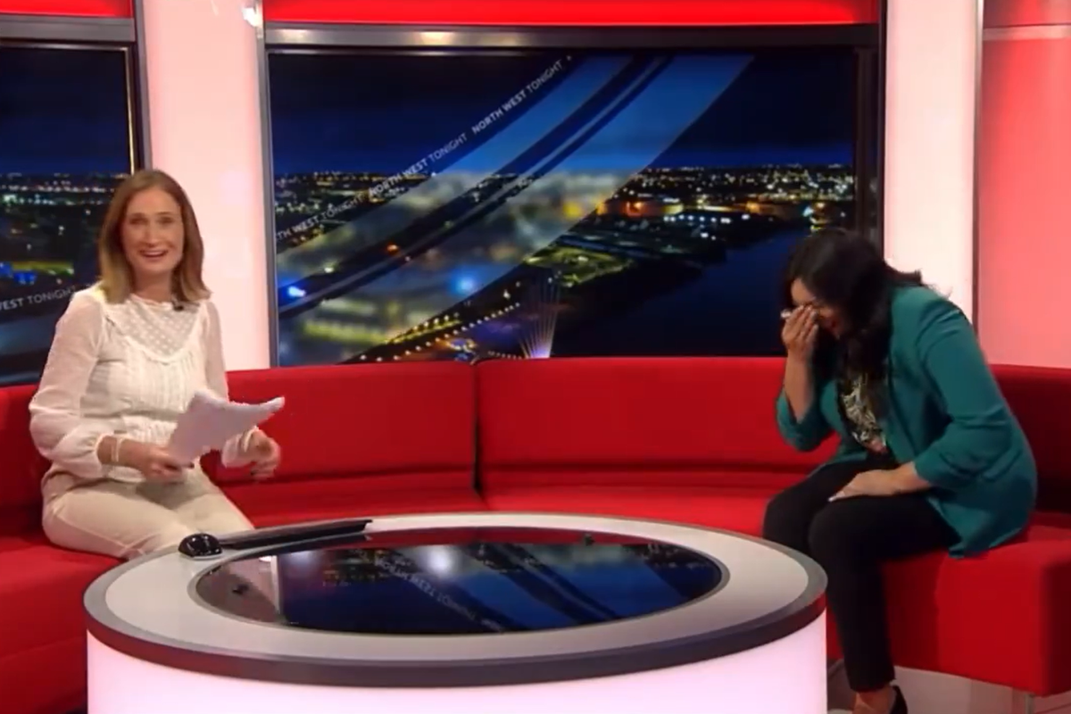 BBC presenter realises she has ruined family surprise live on air