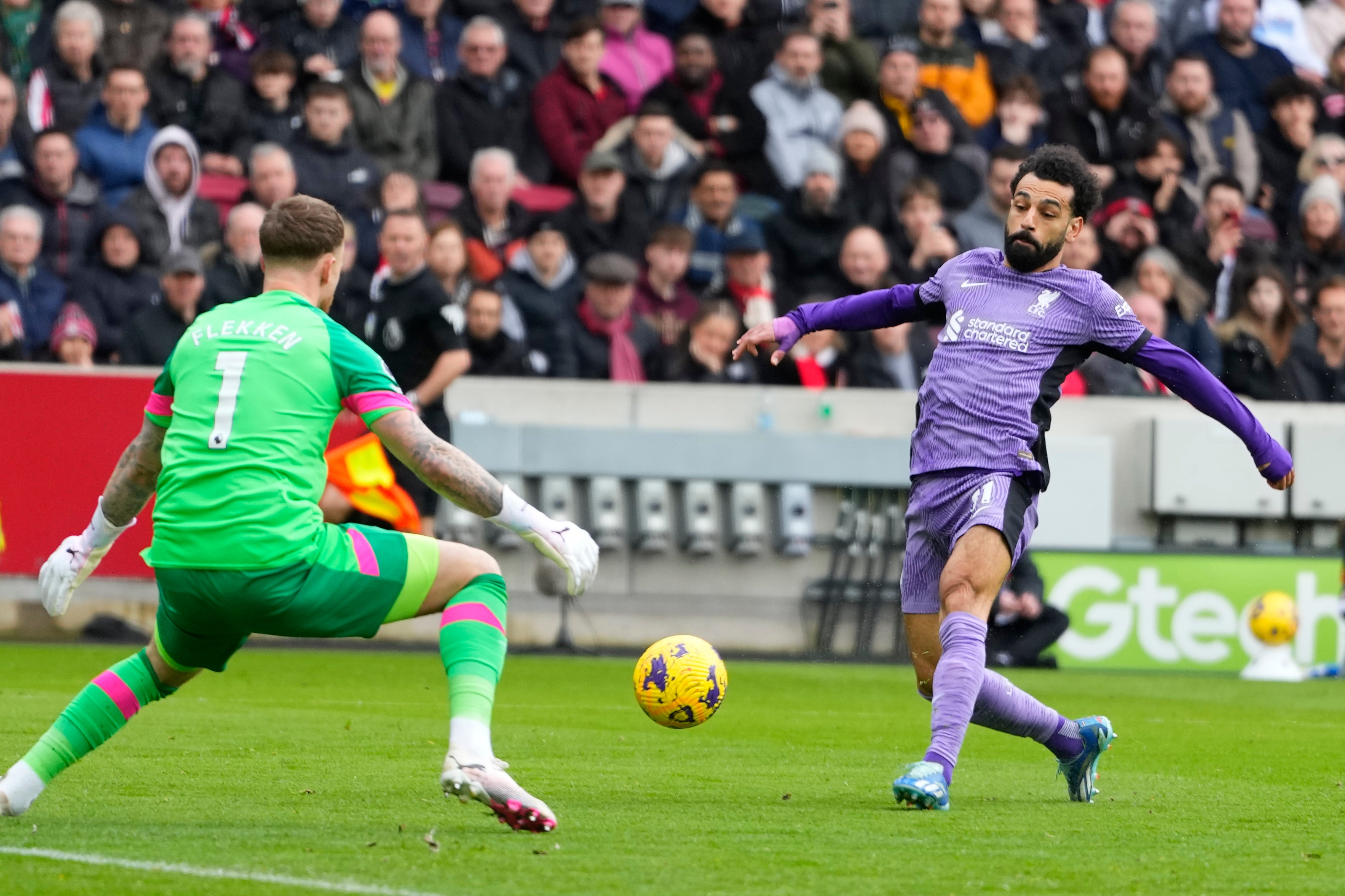 The returning Mo Salah inspired Liverpool to glory at Brentford