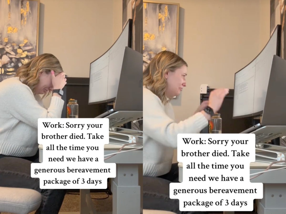 Woman reveals short grieving time from work after brother’s death