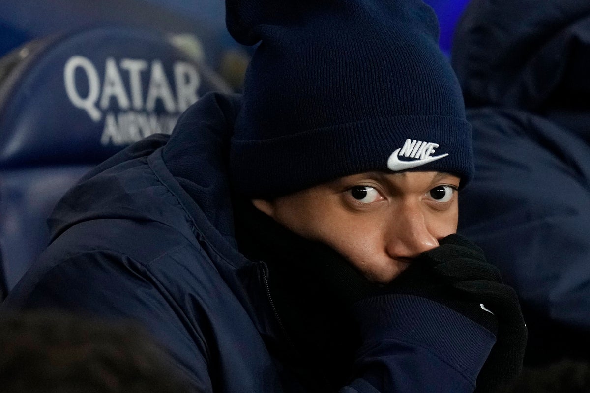 Kylian Mbappe left out of Paris St Germain starting line-up at Nantes
