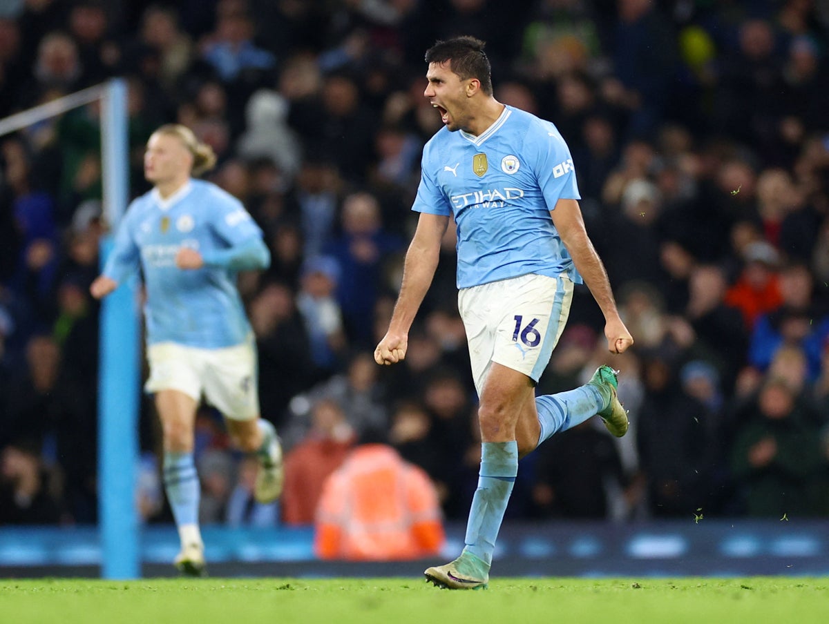 Rodri’s late rescue robs Chelsea of their best result under Mauricio Pochettino as Man City rue wasted chances