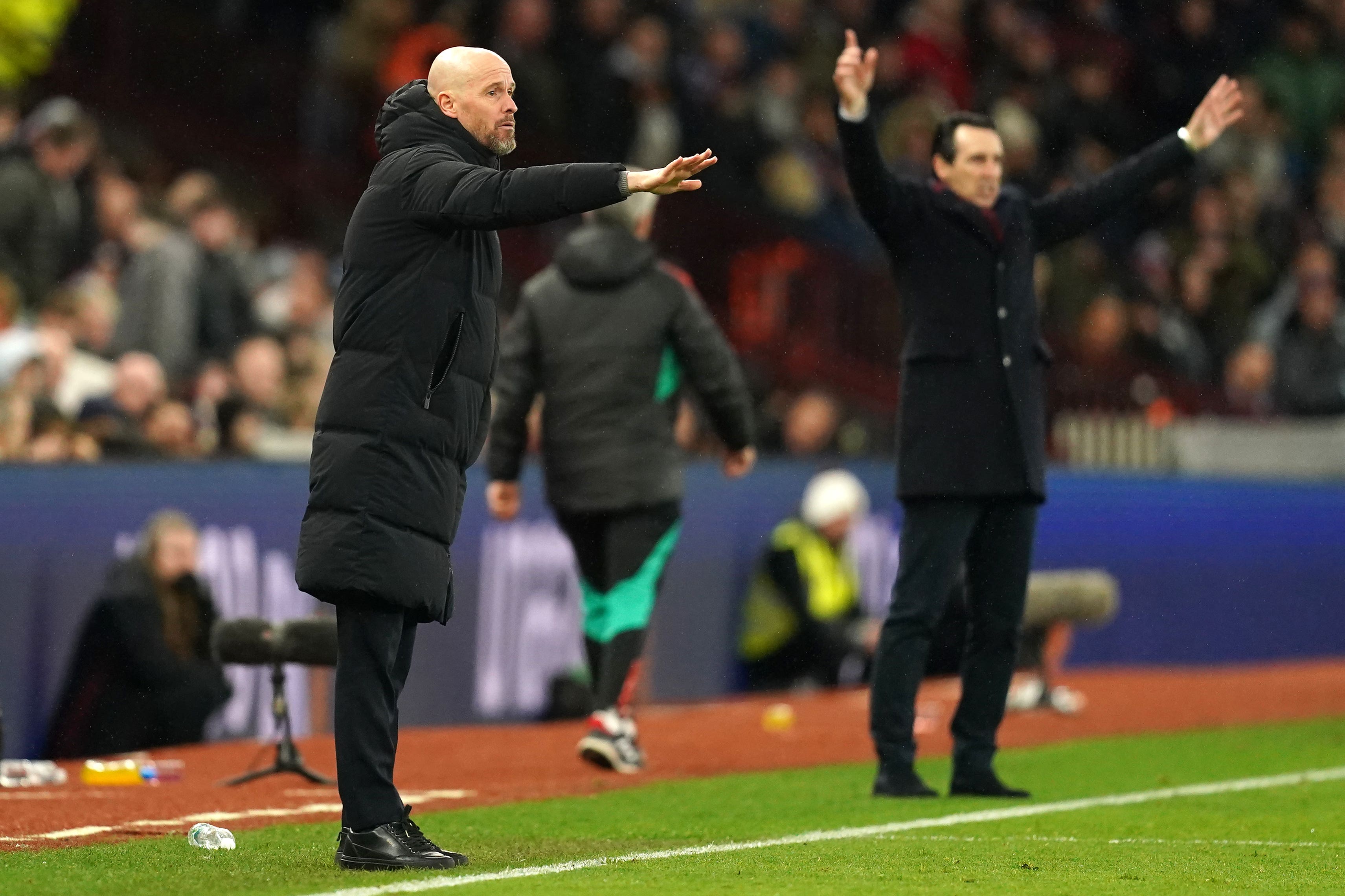Manchester United manager Erik ten Hag has seen his side improve (Martin Rickett/PA)