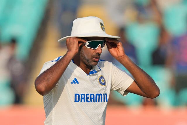 Ravichandran Ashwin is set to boost India’s victory push against England (Ajit Solanki/AP)
