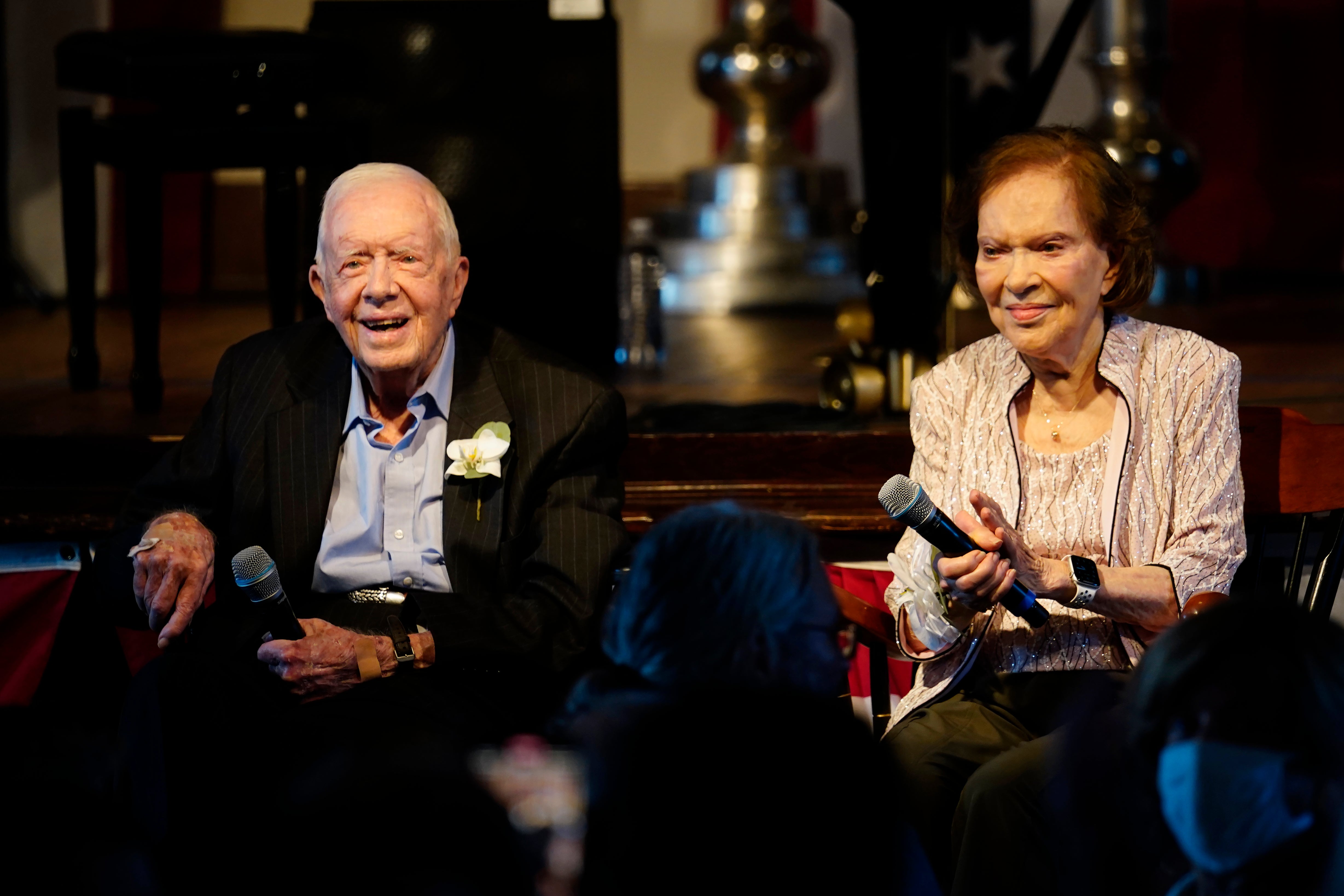 Jimmy Carter and Rosalynn Carter in 2021 together
