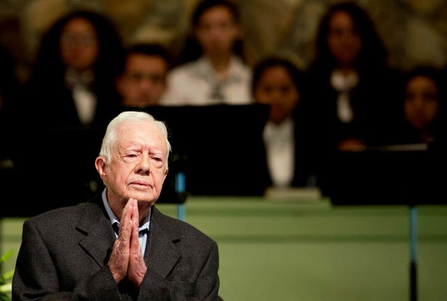 JIMMY CARTER-HOSPICIO-ANIVERSARIO