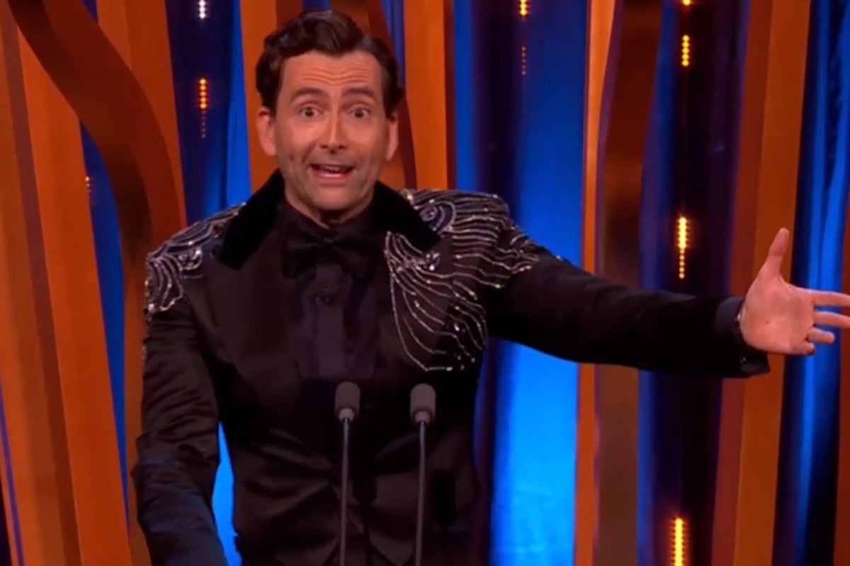 David Tennant divides Bafta viewers with dry opening monologue