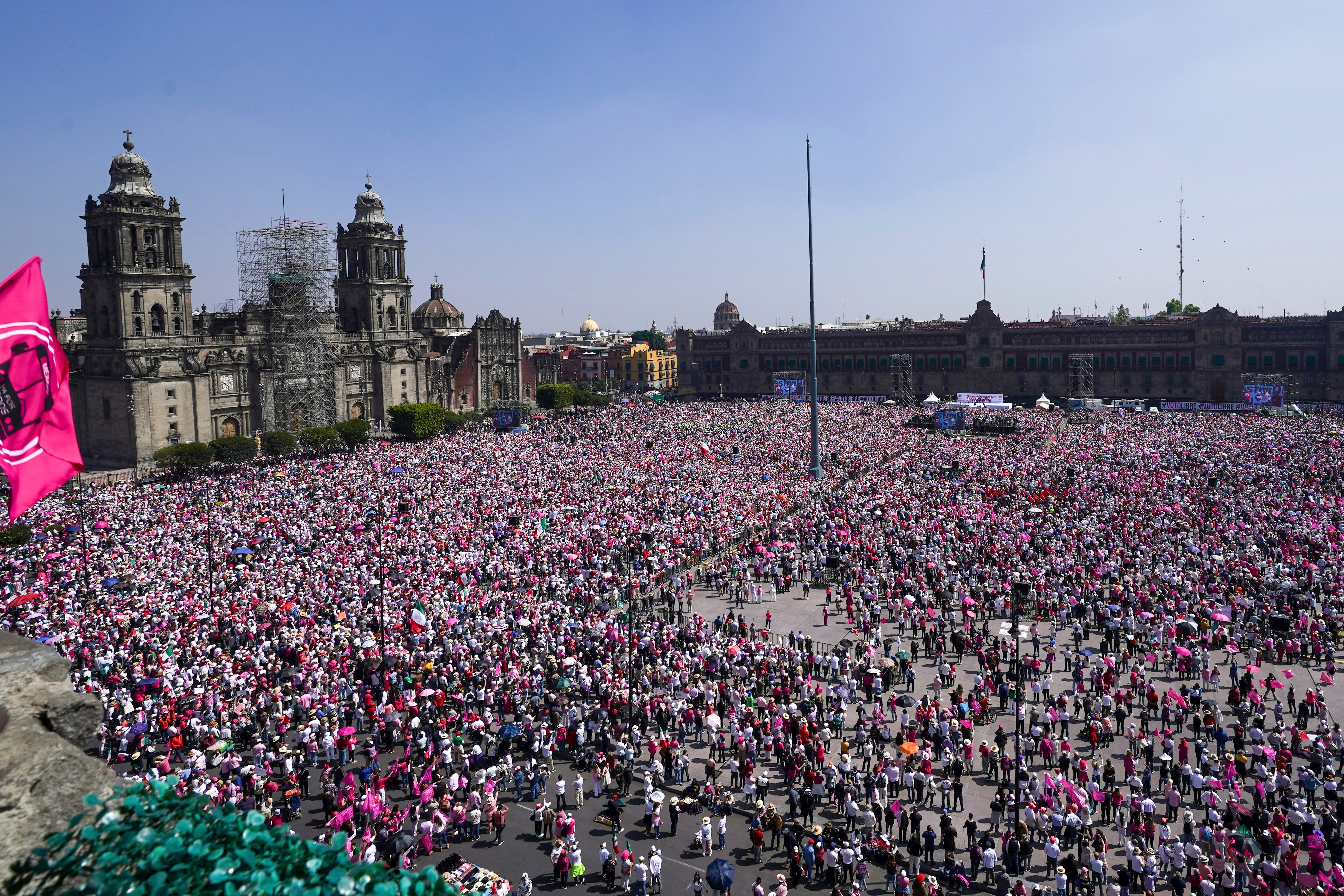 MÉXICO-MARCHA POR LA DEMOCRACIA