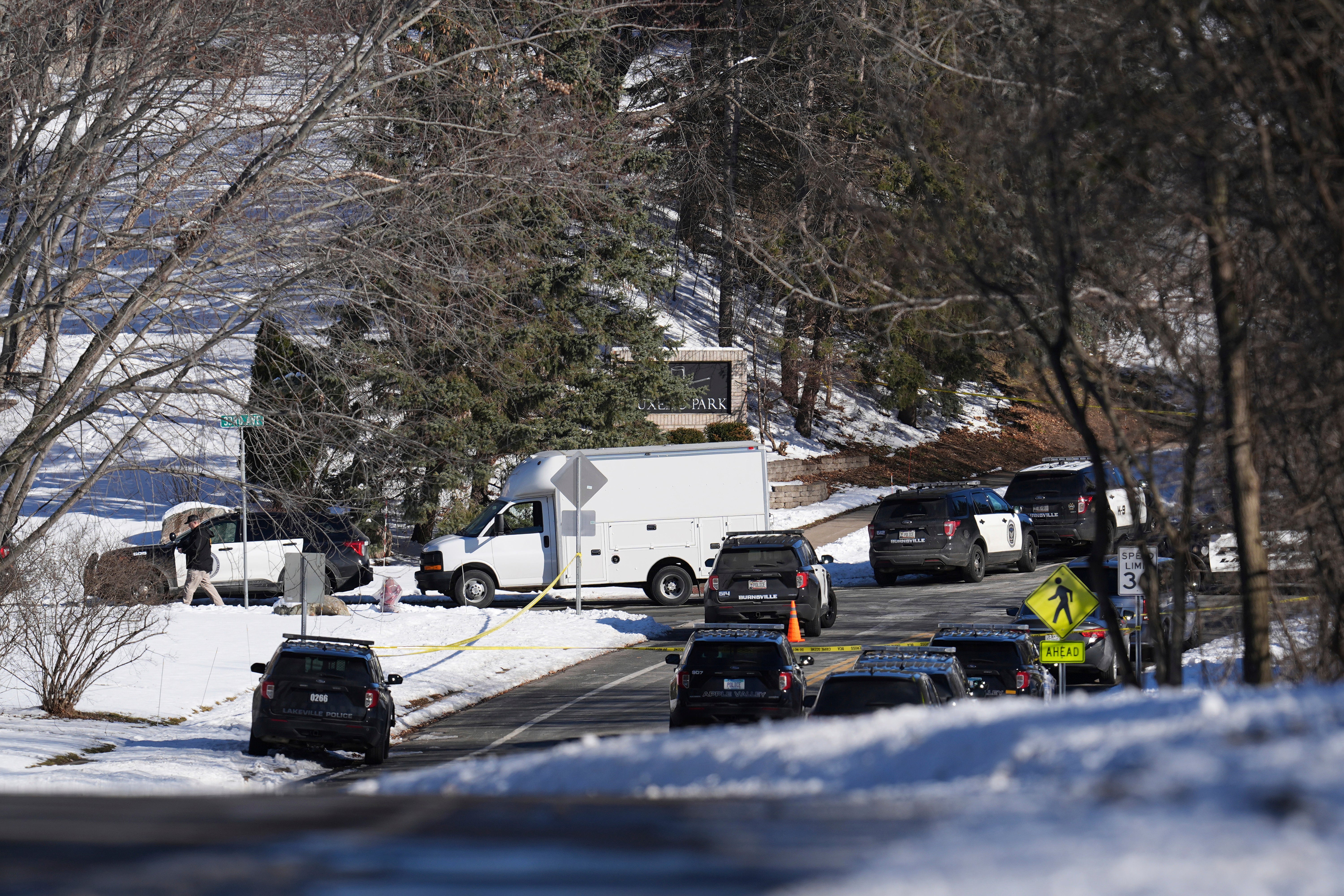 Scene of the shooting in Minnesota