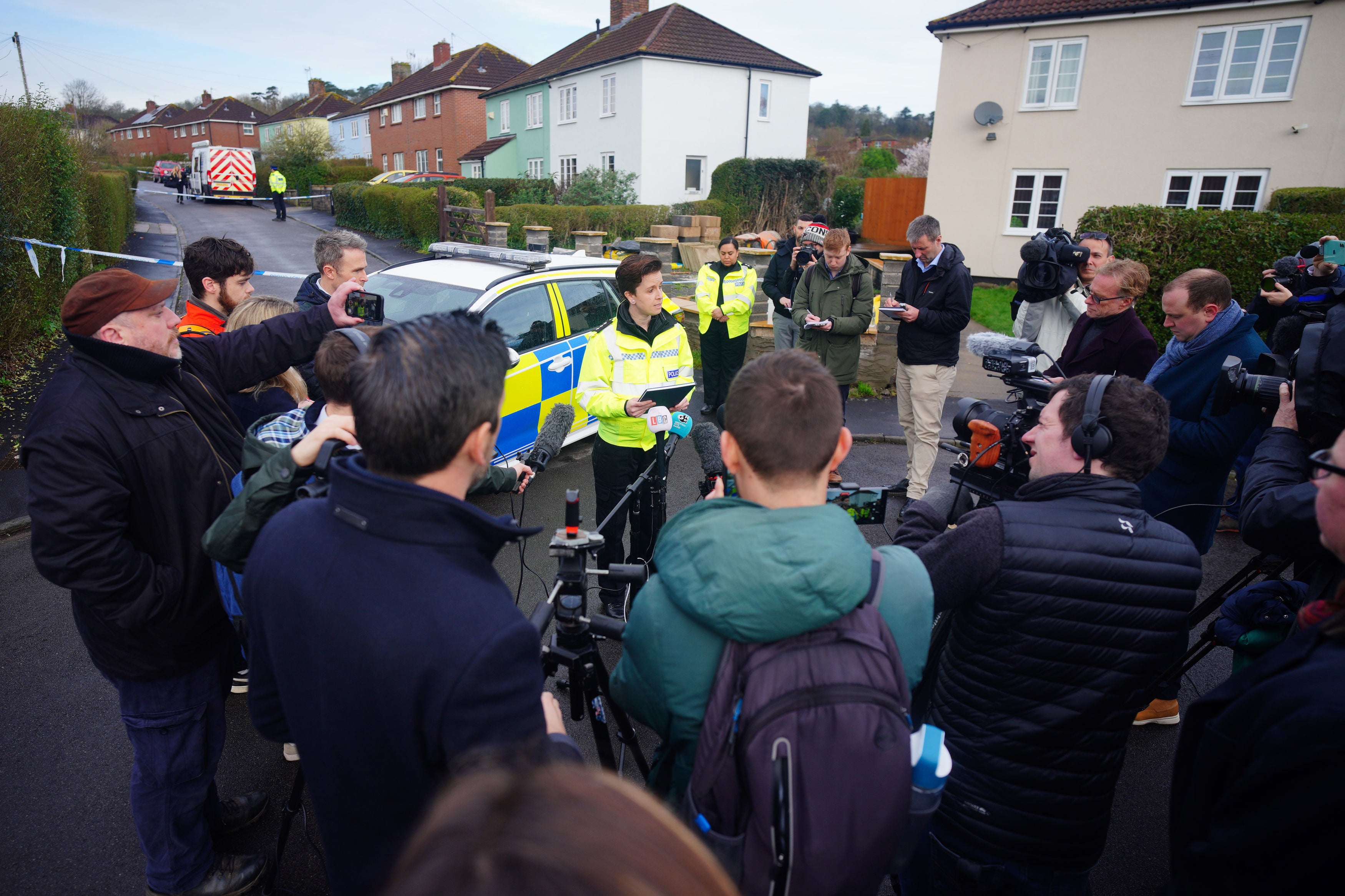 Ch Insp Hayward-Melen confirmed the ages of the three children who died during a briefing on Monday morning