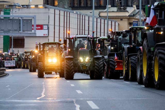 Czech Republic Farmers' Protest