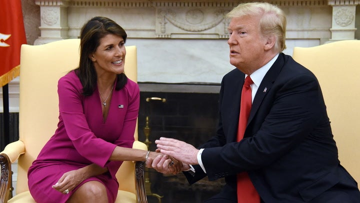 <p>Nikki Haley says she would pardon Donald Trump if elected president.</p>