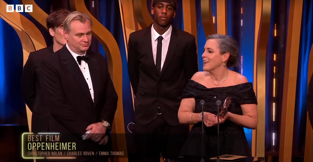 Bafta comments on social media prankster who crashed Best Film acceptance speech