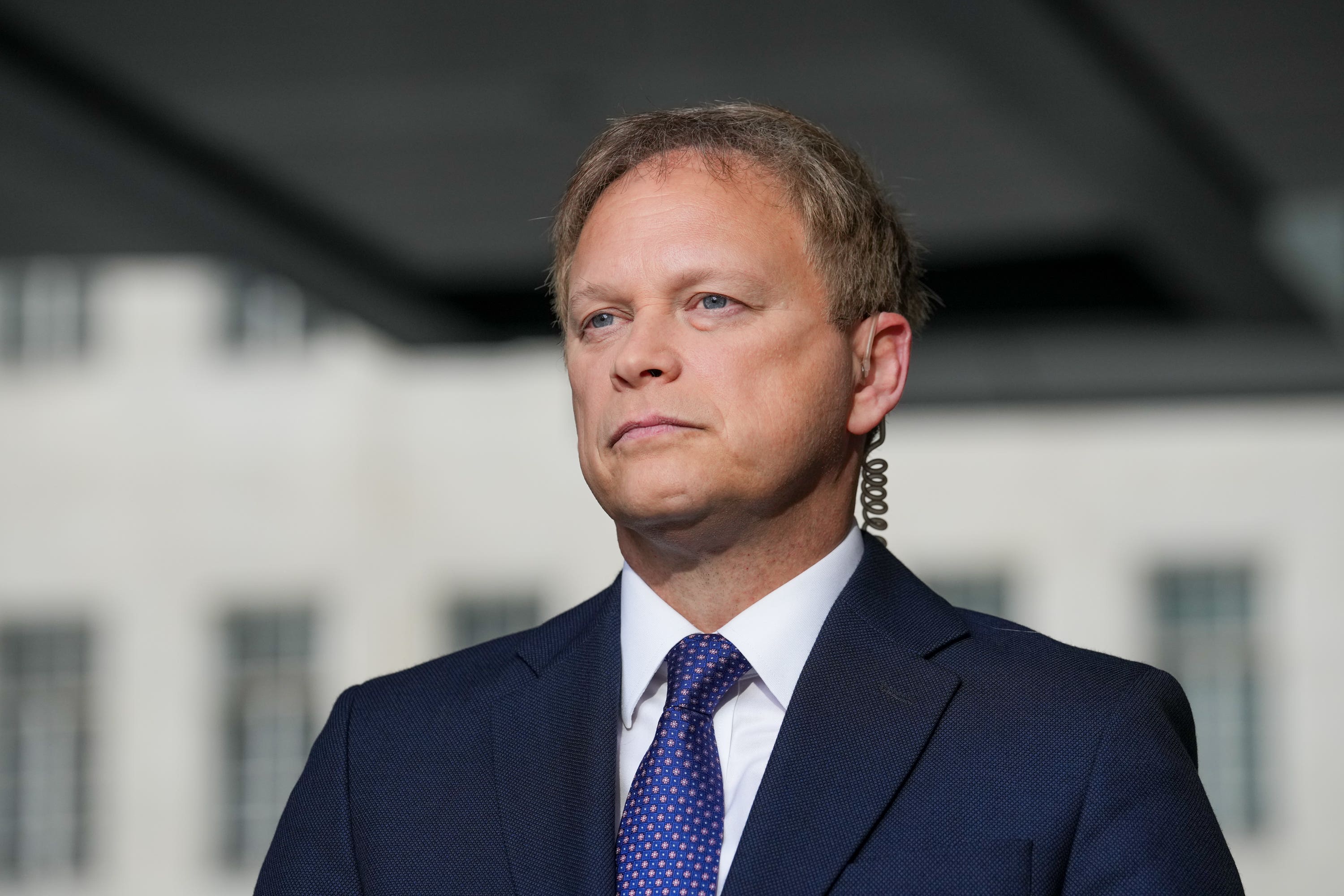 Defence Secretary Grant Shapps said he would make a judgement on whether more Royal Navy ships will be sent to the Red Sea (Maja Smiejkowska/PA)