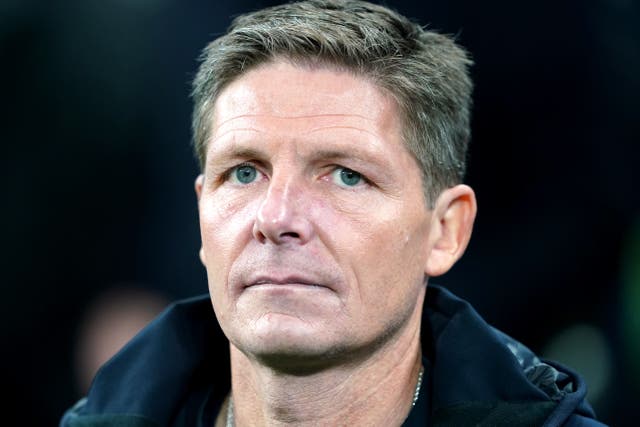 Oliver Glasner guided Eintracht Frankfurt to Europa League glory in 2022 (Zac Goodwin/PA)