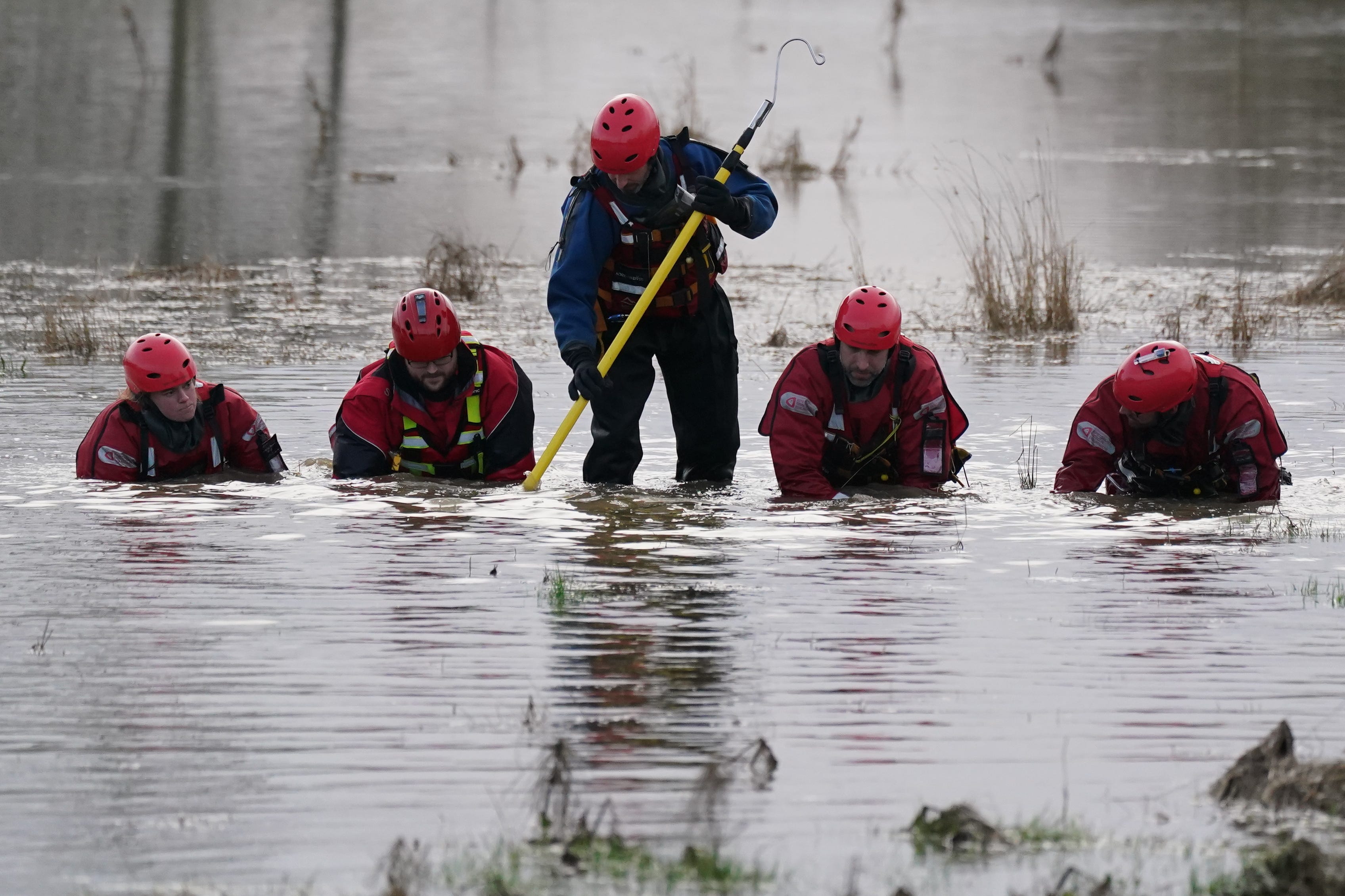 The boy had been with family when he fell into the water in the Aylestone Meadows area (Jacob King/PA)