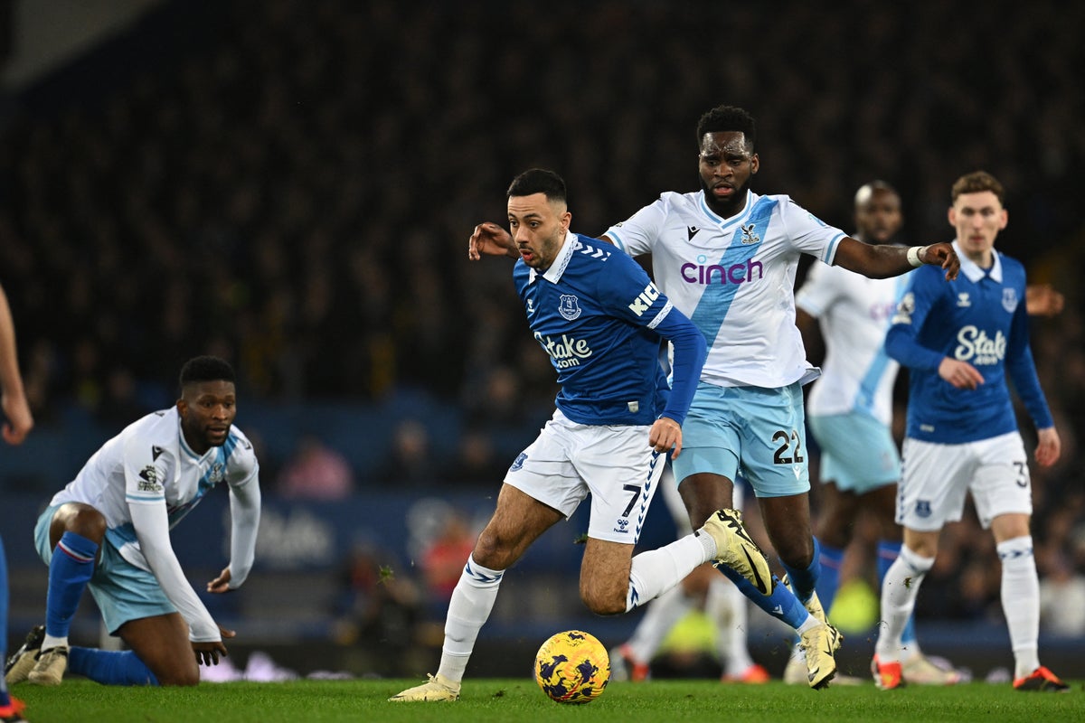 Everton vs Crystal Palace LIVE: Premier League score and latest updates as Eagles appoint Oliver Glasner manager